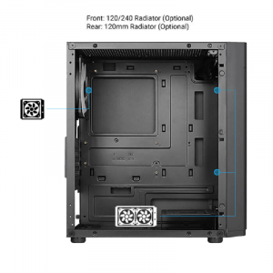 ��������� ���� TopComp AK 121985344 AMD Ryzen 5 3600/Amd B450/16/HDD 1000/NVIDIA GTX 1660 SUPER 6gb/��� ��/black