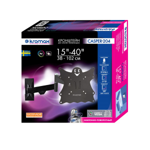 ��������� Kromax CASPER-204 ��� ��-����������� (���������, 15''- 40'', �� 30 ��), Balck