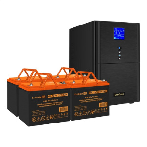 ���� ������ ��� ExeGate EX295991RUS + ������� 75A� EX285653RUS 4�� ExeGate SineTower SZ-5000.LCD.AVR.2SH.1C13.T, black ��������-�������� ������������
