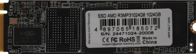 SSD-���������� AMD Radeon R3MP31024G8 ������, 1TB, PCIe 3.0 x4, M.2 2280