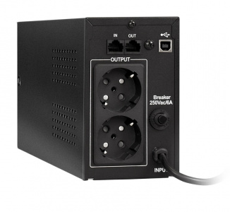 ���� ������ ��� ExeGate SpecialPro Smart LLB-650.LCD.AVR.2SH.RJ.USB, black ��������-�������� ������������
