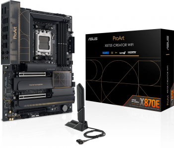 ����������� ����� ASUS PROART X870E-CREATOR WIFI, AM5/ X870/4*DDR5/4*SATA/4*M.2/7*USB 3.2/1*USB 2.0/2*USB4/Type-C, 3*P