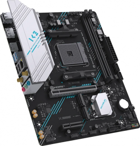 ����������� ����� Maxsun MS-B550M GAMING WIFI ������, AM4, mATX, 2*DDR4, VGA/HDMI, 2*SATA3, 2*M.2