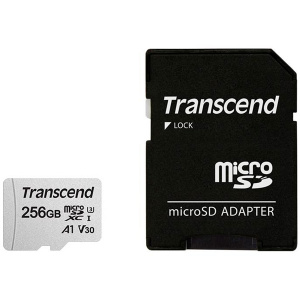 ���� ������ ����� ������ Transcend 256Gb (TS256GUSD300S-A) A1, TLC ��������-�������� ������������