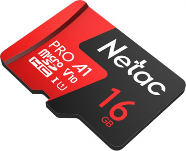 ���� ������ ����� ������ Netac 16GB P500 Extreme PRO MicroSDHC V10/U1/C10 up to 100MB/s (NT02P500PRO-016G-S) ������ ��������-�������� ������������