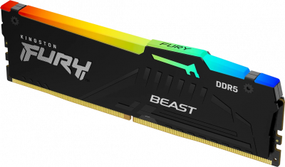 ����������� ������ Kingston DDR5 DIMM FURY Beast Black EXPO RGB 8Gb, 6000Mhz, KF560C30BBEA-8, ������