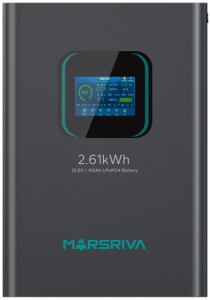 ���� ������ �������������� ������� MARSRIVA MR-LFP24-100-WMD LiFePO4, 25,6 �/102 �� ������ ��������-�������� ������������