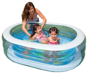 ���� ������ ������� �������� Intex Oval Whale Fun (57482) ��������-�������� ������������