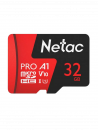 ����� ������ Netac P500 Extreme PRO 32GB MicroSDHC V10/A1/C10 up to 100MB/s, ������