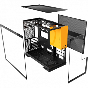 ������ ��� ���������� Geometric Future Model 5 Black Yellow mid tower, E-ATX 1AM5WKBY00100