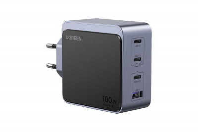 �������� ���������� UGREEN X565 Nexode S 100W USB-A+3*USB-C GaN �����