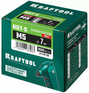 �������� Kraftool Nut-S, �5, 1000 ��