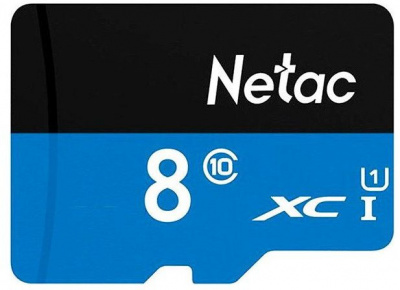 ���� ������ ����� ������ Netac 8GB P500 Standard MicroSDHC C10 up to 20MB/s (NT02P500STN-008G-S) ������ ��������-�������� ������������