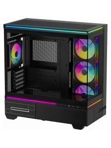 ������ ��� ���������� Thermalright M10 Black FAN4-M / TG / 4x120mm ARGB PWM Fans / USB TYPE-C / mATX / TRTLM10BF4M