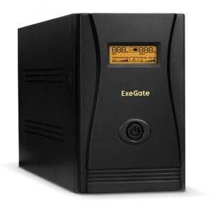 ���� ������ ���� �������������� ������� ExeGate EP285495RUS SpecialPro Smart LLB-1200.LCD.AVR.EURO.RJ 1200VA/750W black ��������-�������� ������������