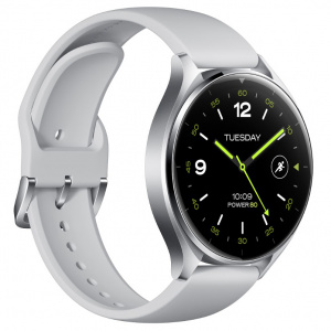 �����-���� Xiaomi Watch 2 Silver Case With Gray TPU Strap