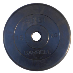 ���� ������ ���� MB Barbel Atlet (15 ��) black ��������-�������� ������������