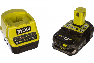 ����� Ryobi ONE+ Li-Ion ����������� 2.5A� + �������� ���������� RC18120, RC18120-125