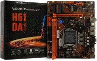 ����������� ����� Esonic H61DA Soc-1155 H61 DDR3 mATX AC97 5ch. HDMI