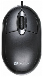���� ���� Oklick 105S, USB, Black ��������-�������� ������������