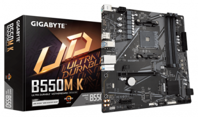 ����������� ����� Gigabyte B550M K Soc-AM4 AMD B550 4xDDR4 mATX RAID/HDMI