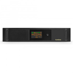���� ������ ���� �������������� ������� ExeGate ServerRM UNL-1000.LCD.AVR.2SH.3C13.USB.2U (EX293850RUS) 1000VA/650W, Color LCD, AVR, 2*Schuko+3*C13, USB, 2U, Black ��������-�������� ������������