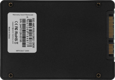 SSD-���������� AMD Radeon R3 R3SL0128G2 ������, 128GB SATA 2.5" 6Gb/s, 520/450, RTL