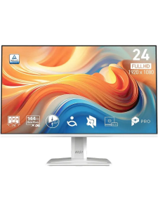 ���� ������ ������� 23.8" MSI Pro MP243W E14 ����� 1920x1080/144Hz/IPS/4ms/HDMI/DP ��������-�������� ������������
