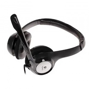 ���� ������ ��������� Logitech Stereo Headset H390 981-000803 black ��������-�������� ������������