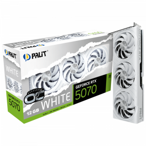 ���������� Palit PCI-E 5.0 PA-RTX5070 WHITE OC (NE75070U19K9-GB2050W) ����� NVIDIA GeForce RTX 5070