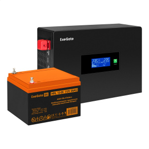 ���� ������ ��� ExeGate IdealSine SR-1000.LCD.2SH + ������� (EX297404RUS) ������ ��������-�������� ������������