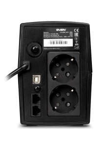 ���� ������ ��� SVEN Pro 650 650VA/90W (LCD, USB, RG-45, 2 EURO) ������ ��������-�������� ������������