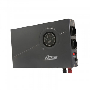 ���� ������ ��� Powerman Smart 1000 INV Graphite (6195082) 1000VA/600W, Line-interactive, 2�Shuko, ������ ��������-�������� ������������