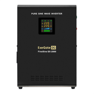 ���� ������ �������� ��� EX296001RUS + ������� 55A� EX285667RUS 2�� ExeGate FineSine SX-2000.LCD.AVR.2SH ��������-�������� ������������