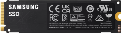 SSD-���������� Samsung 990 MZ-V9V2T0BW 2��, M.2 2280, PCIe 4.0 x4, NVMe, M.2
