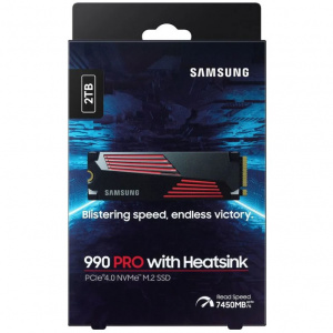 SSD-���������� Samsung 2000GB, 990 PRO, M.2(22x80mm), NVMe 2.0, PCIe 4.0 x4, MZ-V9P2T0CW