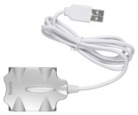 USB-��� USB 2.0 Buro BU-HUB4-0.5-U2.0-Candy, silver