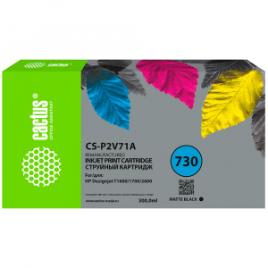 ���� ������ �������� �������� Cactus CS-P2V71A 730 matt black ��������-�������� ������������