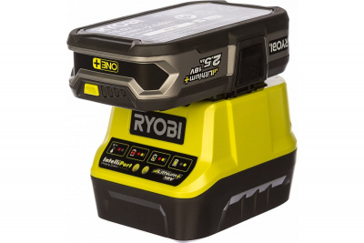 ����� Ryobi ONE+ Li-Ion ����������� 2.5A� + �������� ���������� RC18120, RC18120-125