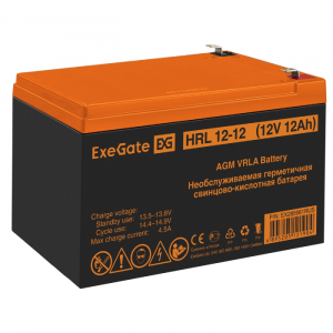 ���� ������ �������������� ������� Exegate HRL 12-12 (12V, 12Ah) ��� UPS EX285661RUS ��������-�������� ������������