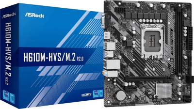 ����������� ����� Asrock H610M-HVS/M.2 R2.0, Soc-1700, mATX
