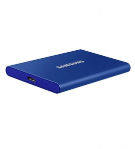 ���� ������ SSD-���������� ������� Samsung T7 External 2Tb (MU-PC2T0H/WW), blue ��������-�������� ������������