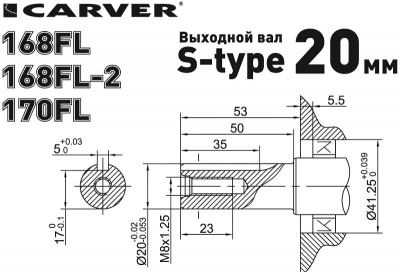 ���� ������ ��������� Carver 170 FL (01.010.00129) ��������-�������� ������������