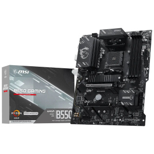 ����������� ����� MSI B550 GAMING Soc-AM4 AMD B550 4xDDR4 ATX AC97 8ch(7.1) GbLAN RAID+HDMI+DP ������