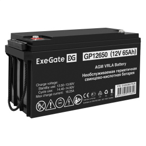 ���� ������ �������������� ������� ExeGate EX282981RUS GP12650 (12V 65Ah, ��� ���� �6) ������ ��������-�������� ������������