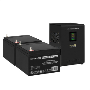 ���� ������ ��� EX295997RUS + ������� 26A� EX282970RUS 1�� ExeGate FineSine SX-1000.LCD.AVR.2SH ��������-�������� ������������