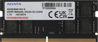 ����������� ������ ADATA AD5S560016G-S DDR5 SODIMM 16GB ������