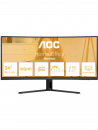 ������� AOC 34" CU34B3E 1500R, 21:9, UWQHD, 1/4ms, 300cd, 120Hz, HDMI, DP