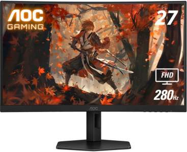 ���� ������ ������� 27" AOC C27G4ZXU Black 1920x1080, 280Hz, Curved 1500R, VA, 0.3 ms, 2xHDMI/DP/4xUSB ��������-�������� ������������