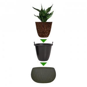 ����� Prosperplast SANDY BOWL DSK290-405U, gray
